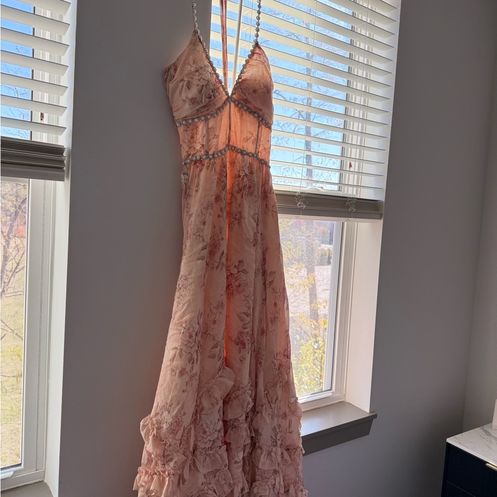 Floral Ruffle Maxi Dress - Picture 7 of 14